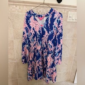 Traci Long Sleeve Lily Pulitzer Dress-Small